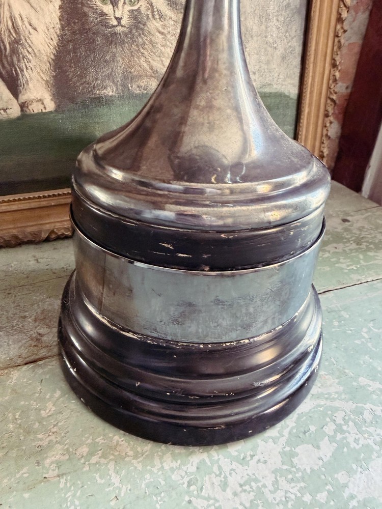 Huge 1927 Silver Plated 8 Oar Rowing Crew Trophy