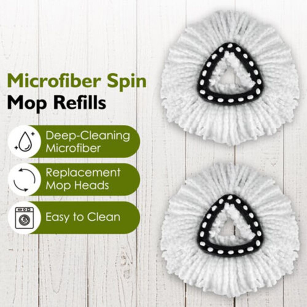 10 pack Replacement Heads Cleaning Mopping Wring Refill Mop For O-Cedar Spin Mop