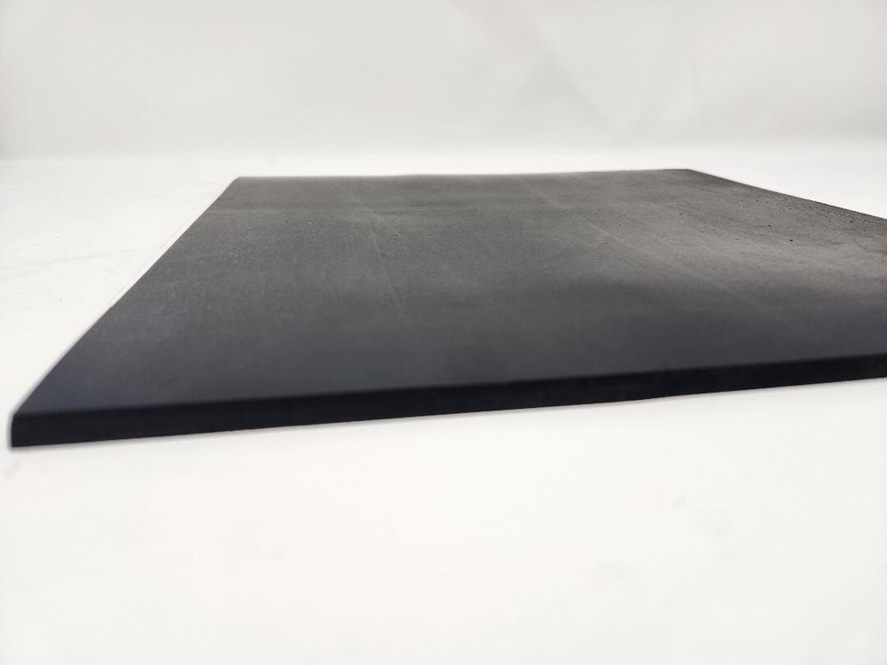 Neoprene Rubber Solid Sheet 1/4" Thick x 12" x 12" Sq Ft Pad 60 D Std Flex
