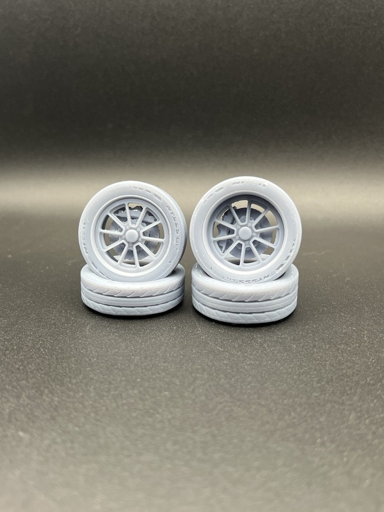 1:18 Scale Custom Deep Dish Performance Wheels W/ Brake Kit