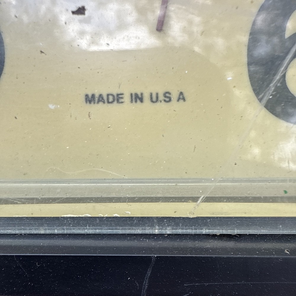 Sun Crest Beverages Advertising Electric Clock Cracked