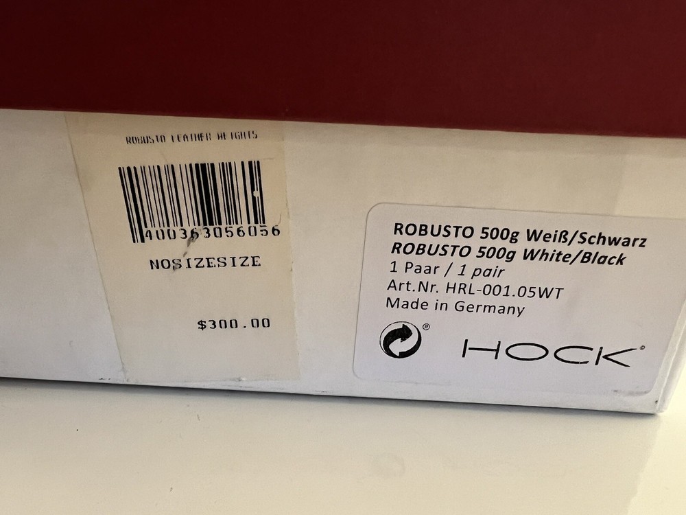 Hock Robusto Leather Training Weights 500 Grams Activity Dumbbells Germany