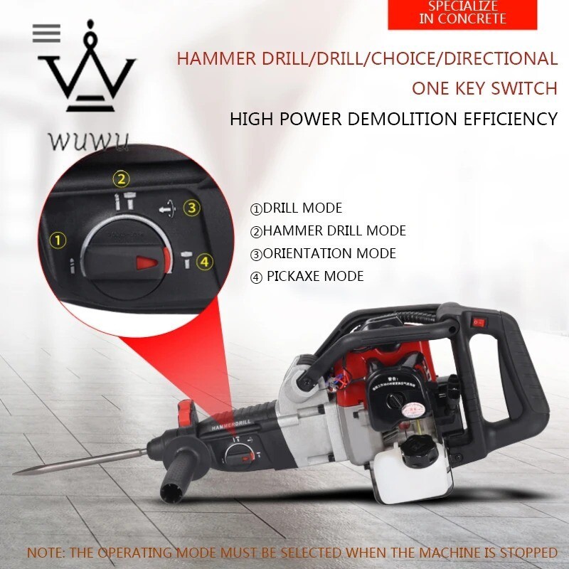 Impact Drill Multifunctional Petrol Hammer Pick Drilling Machine