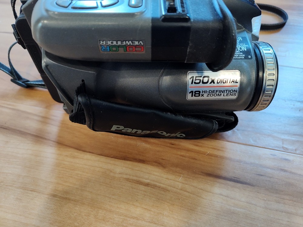 panasonic vhs camcorder tested
