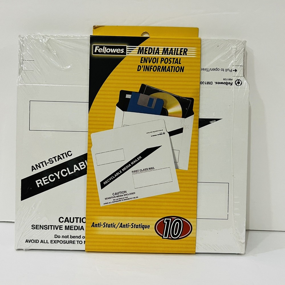 fellowes Media CD paper data mailer 10 Envoi Postal D’information