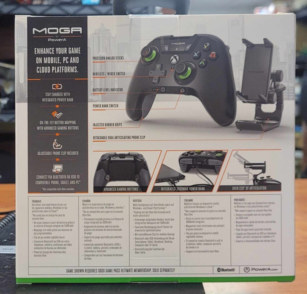BRAND NEW! PowerA MOGA XP5X Plus Bluetooth Xbox Controller for Android