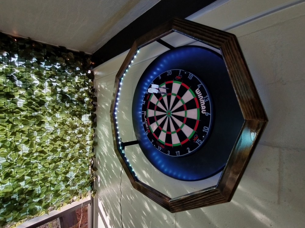 Custom Lighting System - Steel Tip dart Board