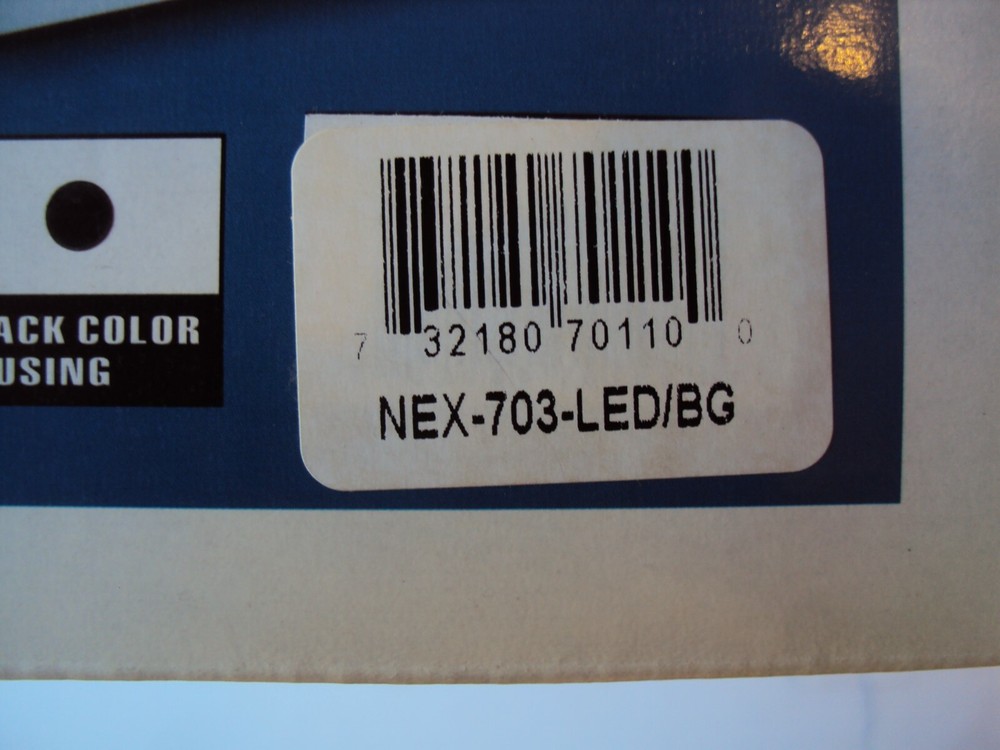 NORA Lighting NEX-703-LED/BG LED Exit & Emergency Light Combinatin w/battery ba