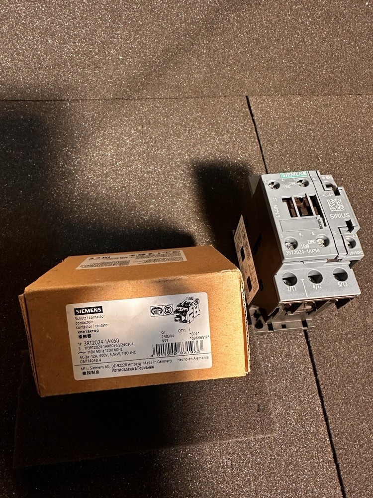 Siemens 3RT2024-1AK60 Contactor