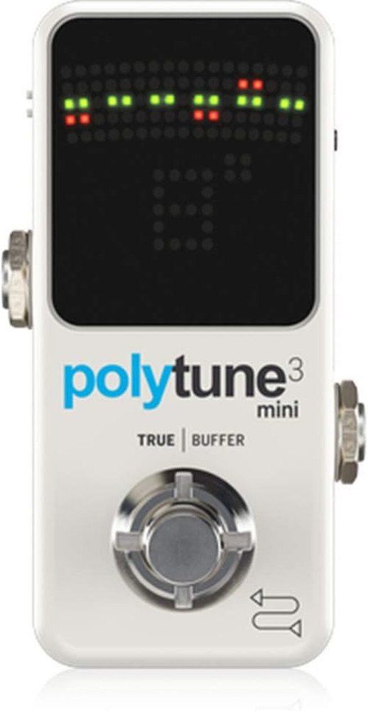 POLYTUNE 3 MINI Tiny Polyphonic Tuner with Multiple Tuning Modes and Built-In BO