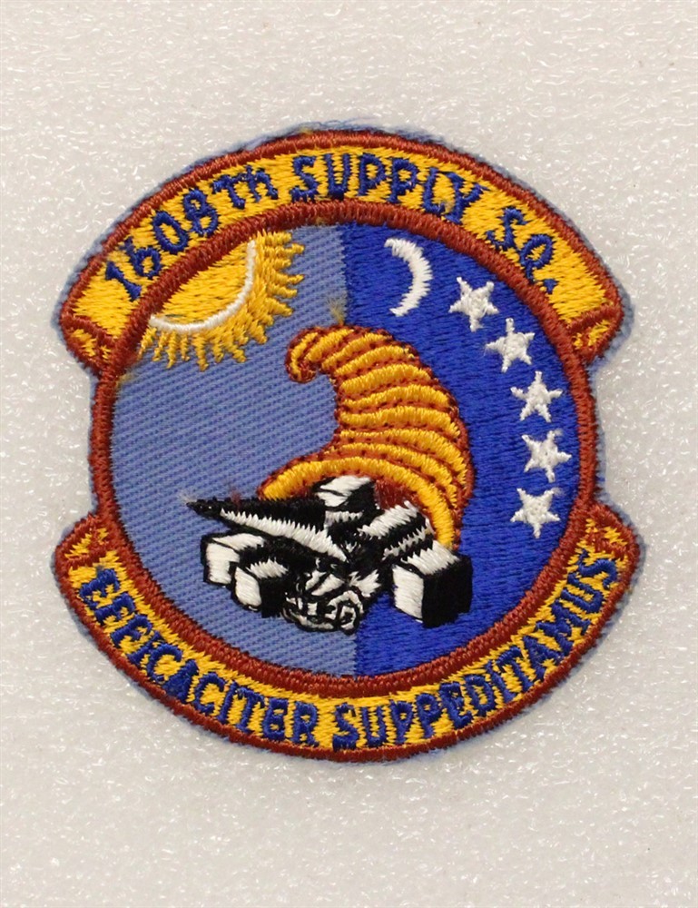 1608th Supply Squadron - USAF Air Force Patch 1194