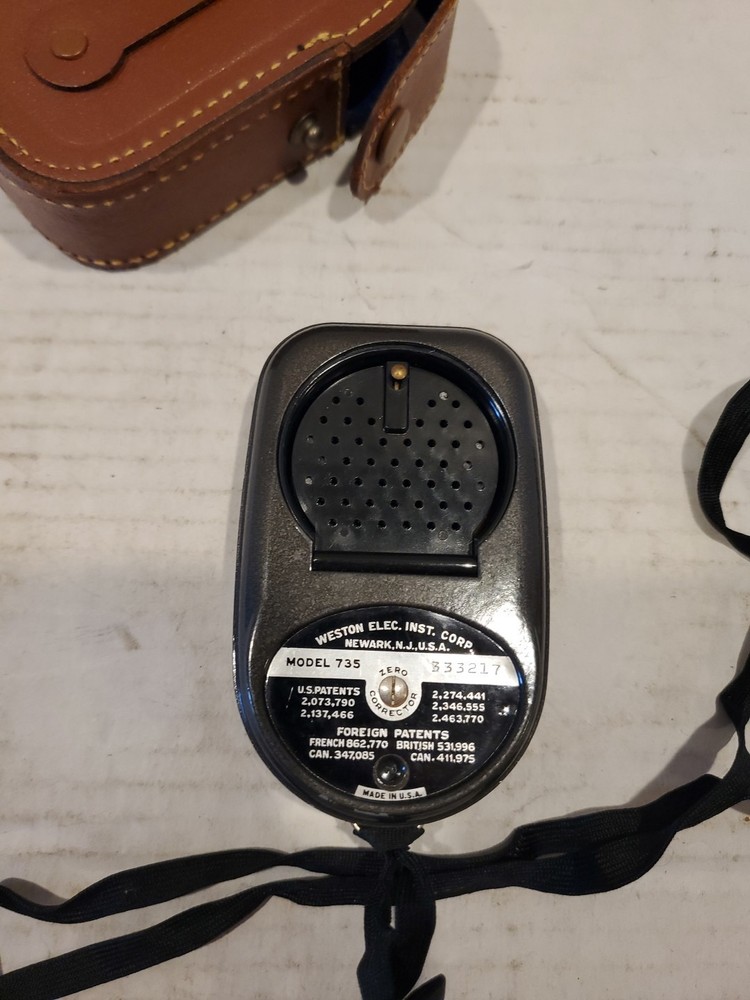 Weston Master 2 Model 735 Universal Exposure Light Meter Vintage