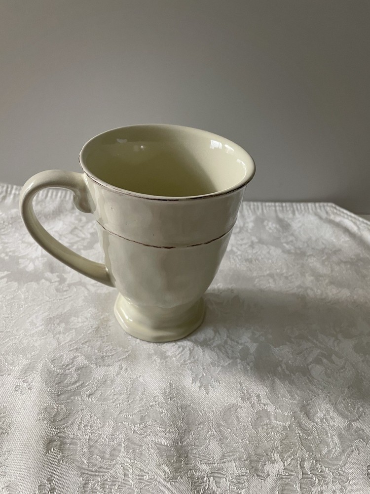 Pier 1 Martillo Creme Brulee Footed Mug