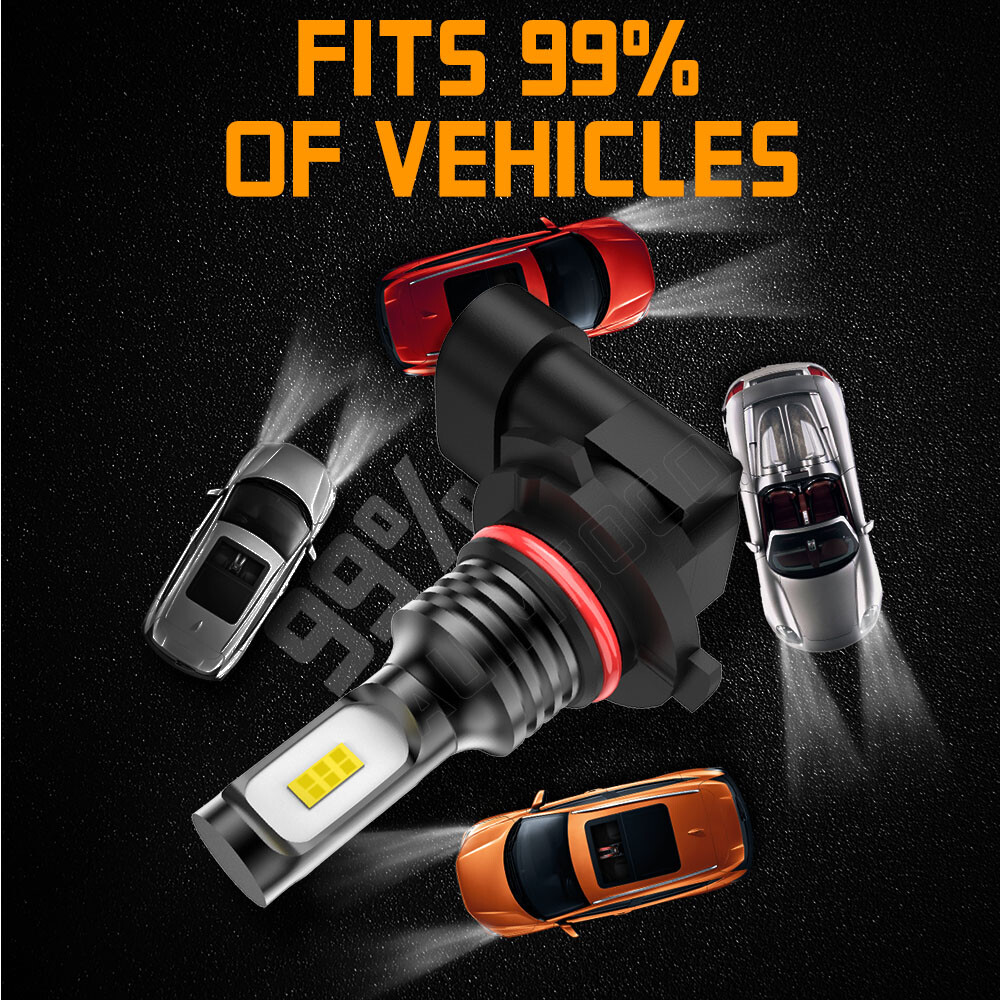 For Chevy Silverado 1500 2500HD 2003-2005 2006 LED Headlight Fog Light Bulbs Kit