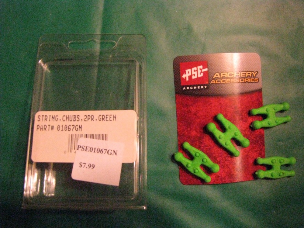 ***NEW PSE BOW COLOR STRING CHUBS ARCHERY PSE#01067GR GREEN