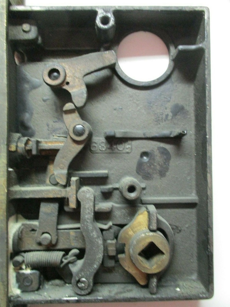 Sargent Easy Spring Bare Mortise Lock Reversible Handing Antique 2 Push Buttons