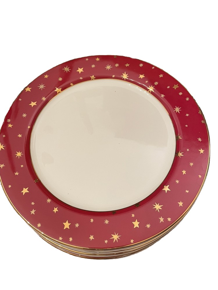 Red Holiday Plates