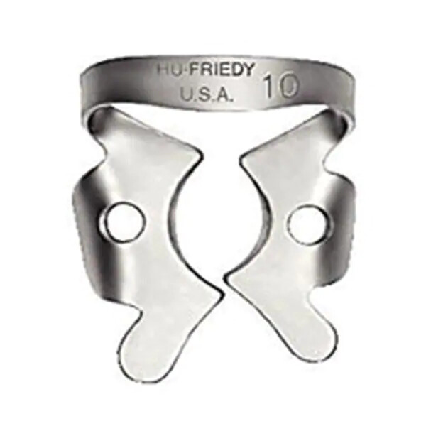 Ivory Rubber Dam Clamp Winged Size 10