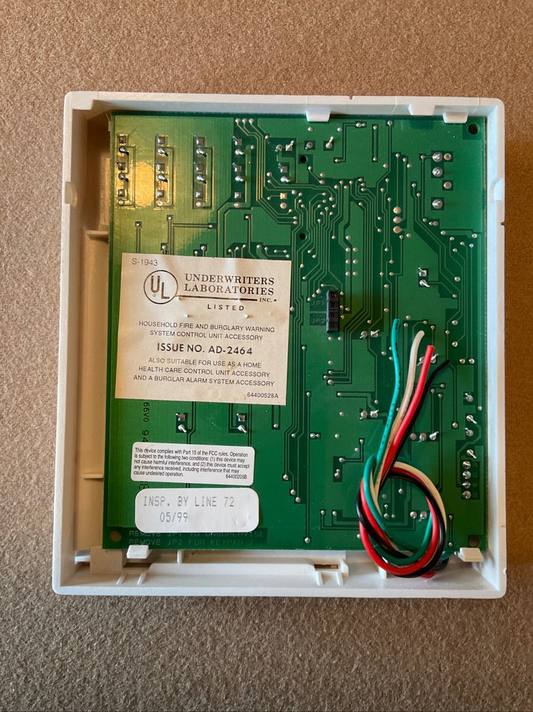 Sentrol / Moose ZXLED8 Security Control Keypad