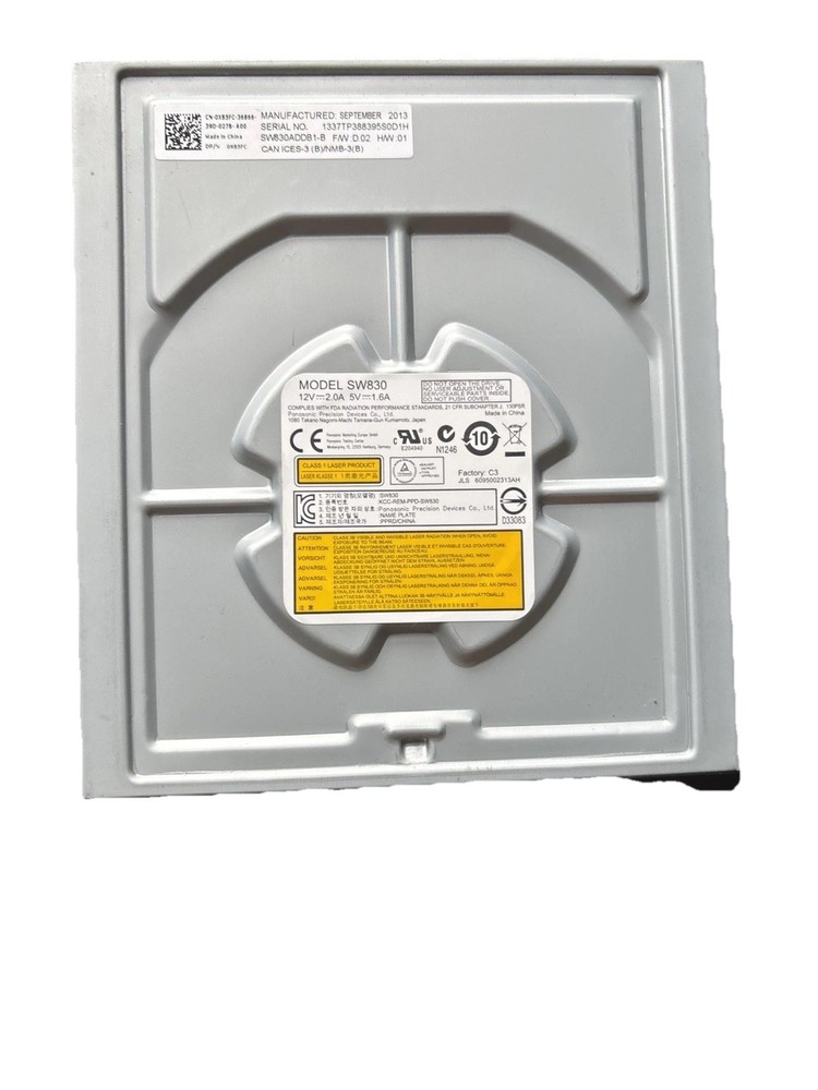 Panasonic Internal Disk Drive with Dock | DVD & CD with Read & Write