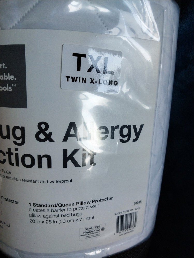 Bed Bug & Allergy Protection Mattress Pad, Mattress Protector & Pillow Protector