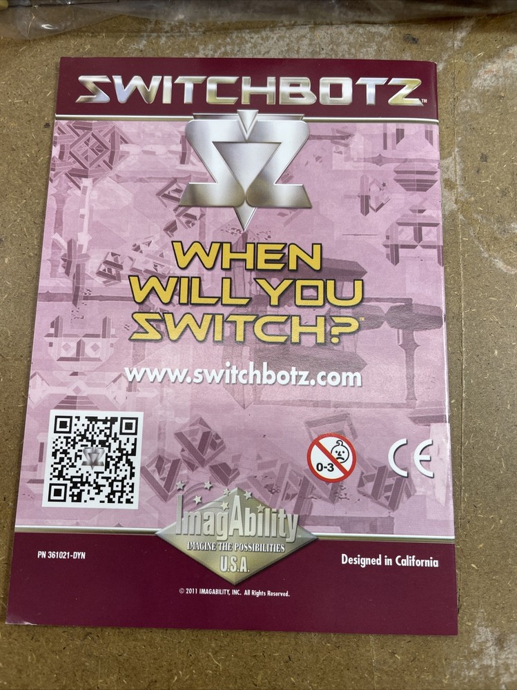 Switchbotz Build it Switch It Construction Toy Carbonite Series RHTF 47Pcs.
