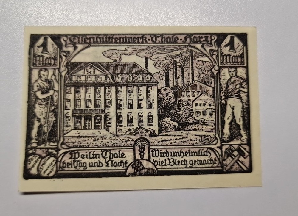 1 Mark 1921 Excellent Condition Old BANKNOTE Germany