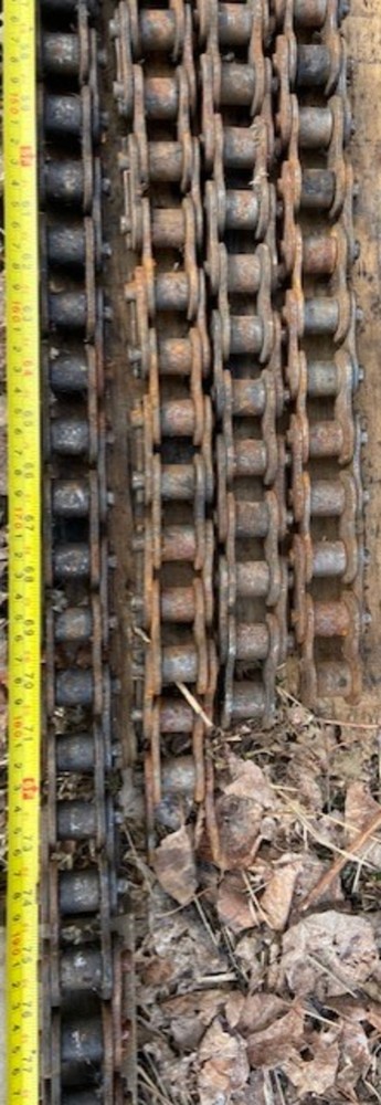 LARGE COTTERED PIN ROLLER CHAIN #100 and #120