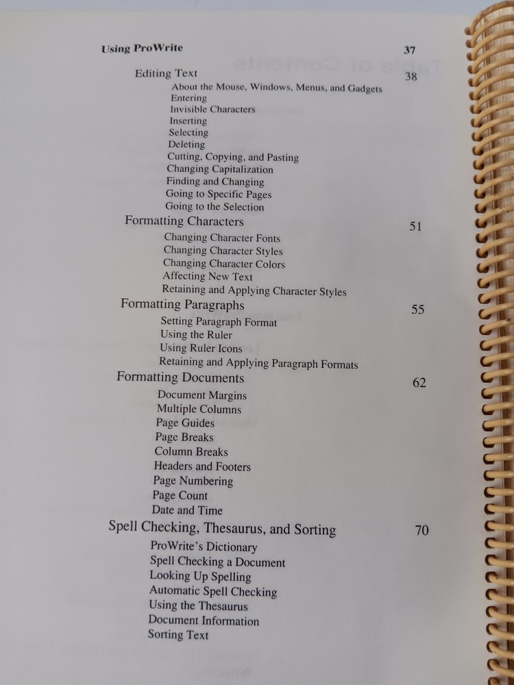 Amiga Pro Write Advanced Word Processor Manual & Supplement New Horizons