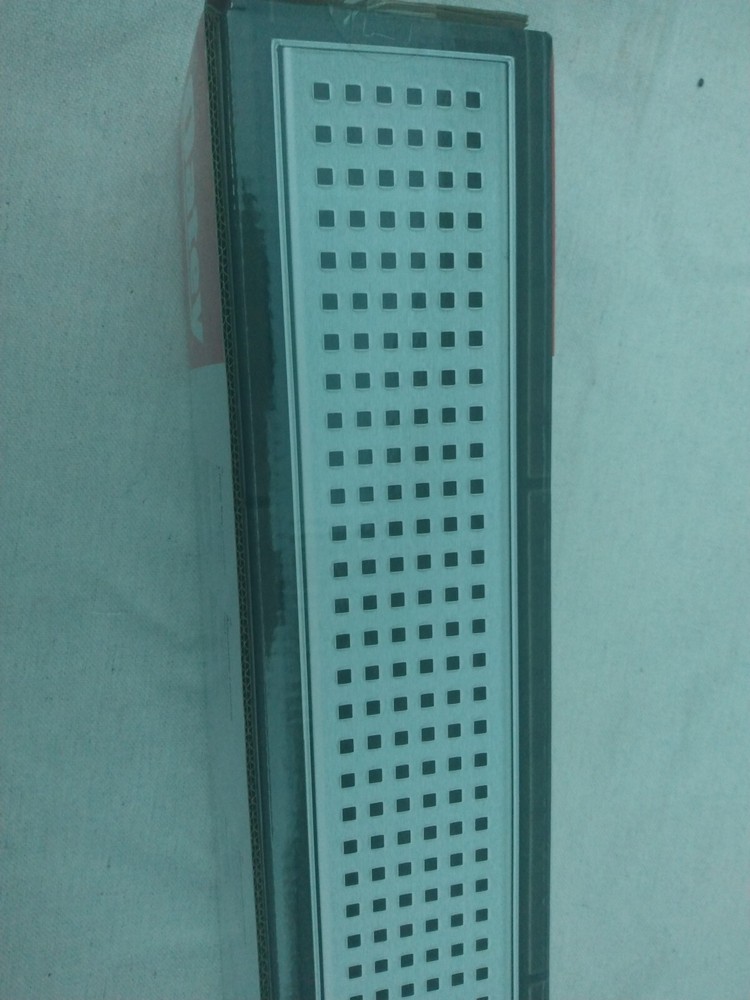 Oatey Designline 36”Stainless Steel Linear Shower Drain w/Square Pattern