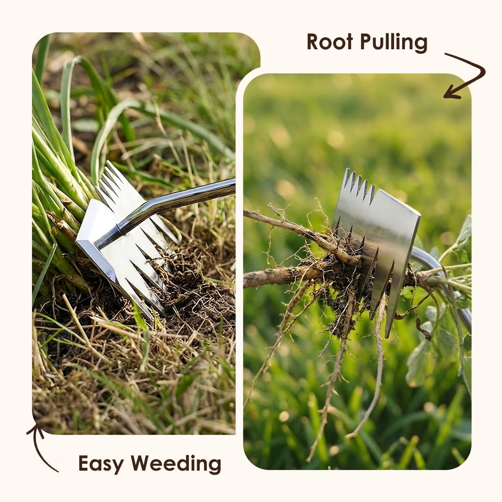 Weed Puller Tool, 2026 Upgraded Portable Manual Weeding Tools Sliver