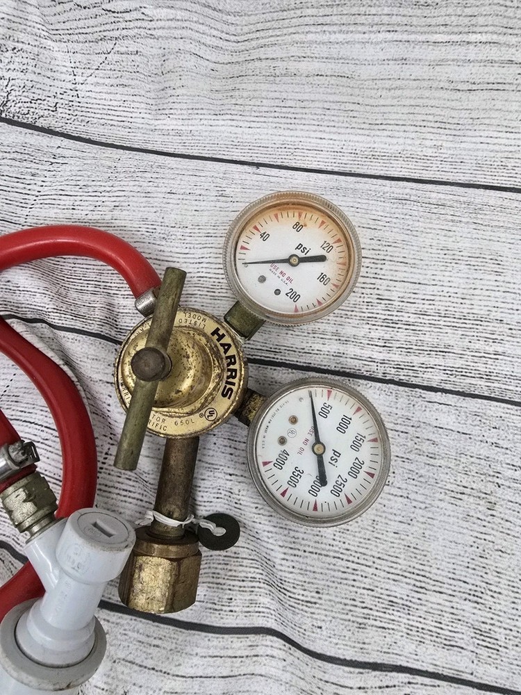 Harris Listed Compressed Gas Regulator 301-AR/CD60