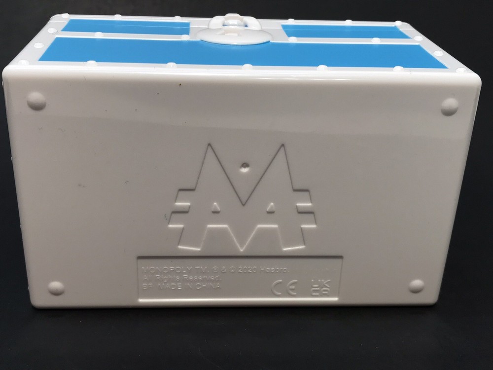 Blue Monopoly Surprise Community Chest Box EMPTY