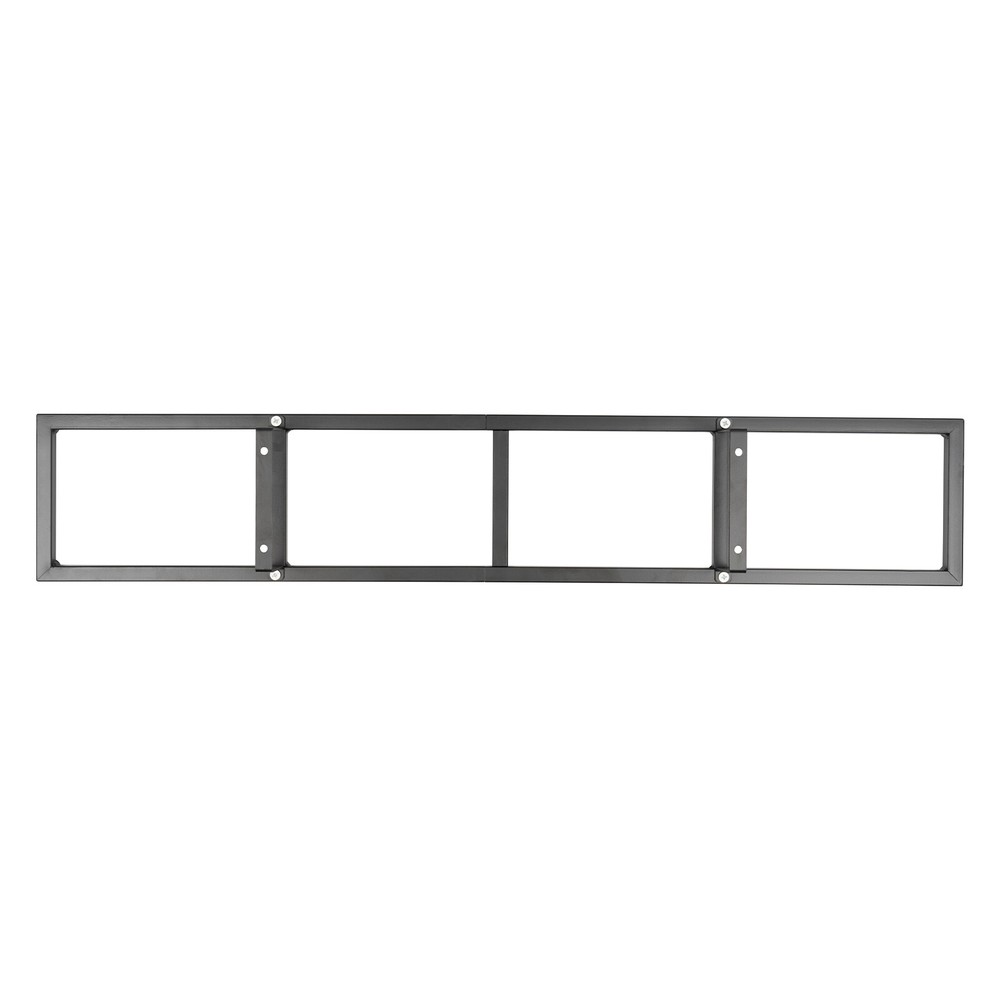 3-Stand Metal CD Wall Mount Rack - Space-Saving Media Organizer