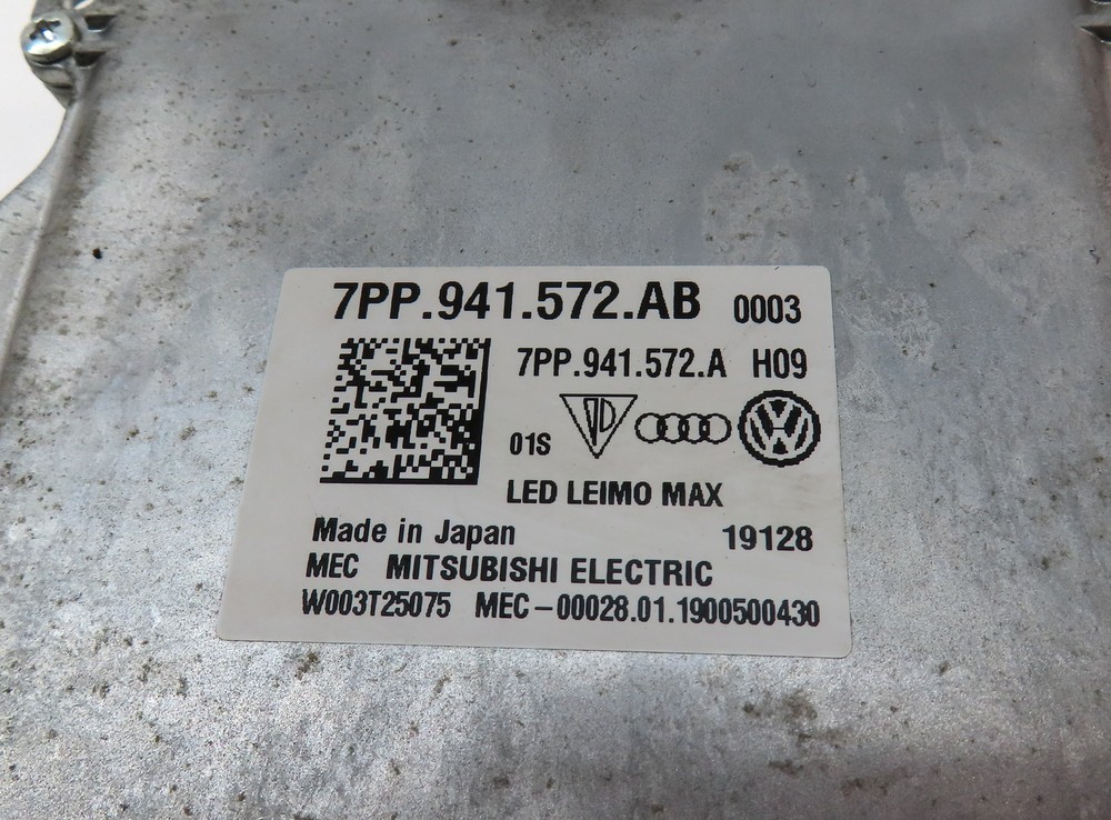2019 AUDI Q7 (4M) FRONT LEFT DRIVER HEADLIGHT LED LIGHT CONTROL MODULE