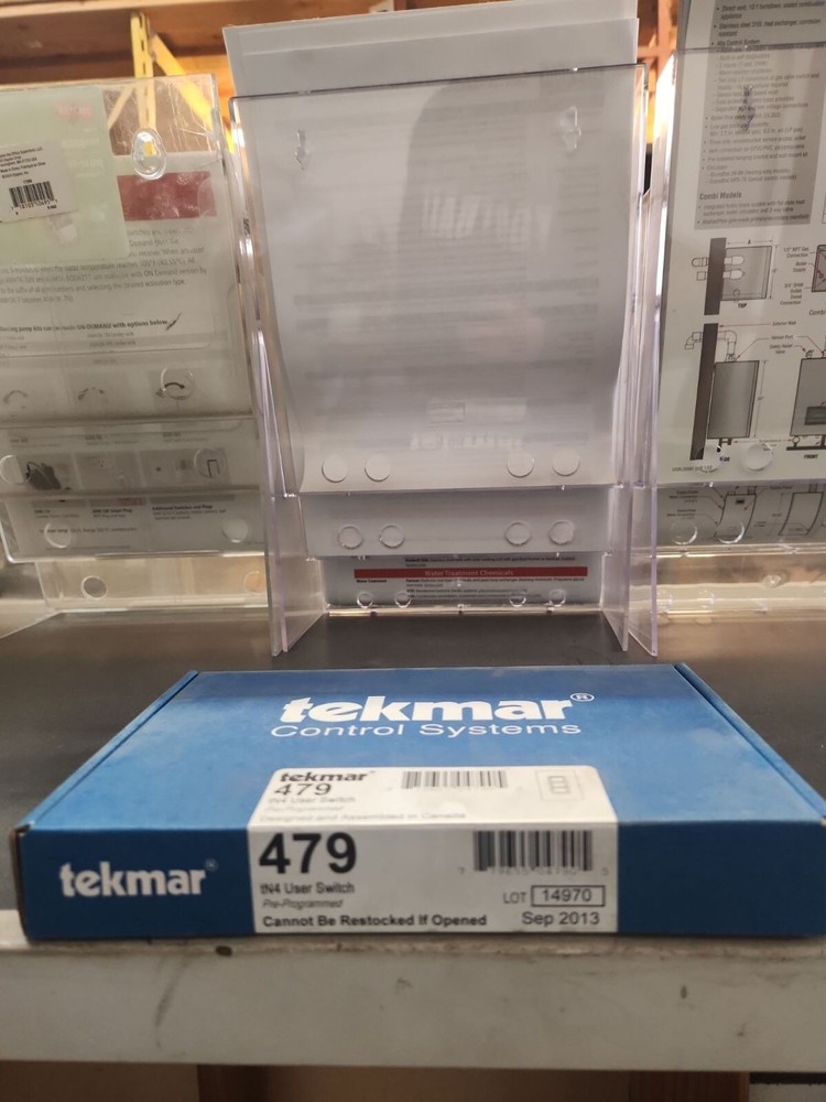 TEKMAR 479 tekmarNet4 USER SWITCH, PRE PROGRAMMED, OCCUPIED, W/O FACEPLATE