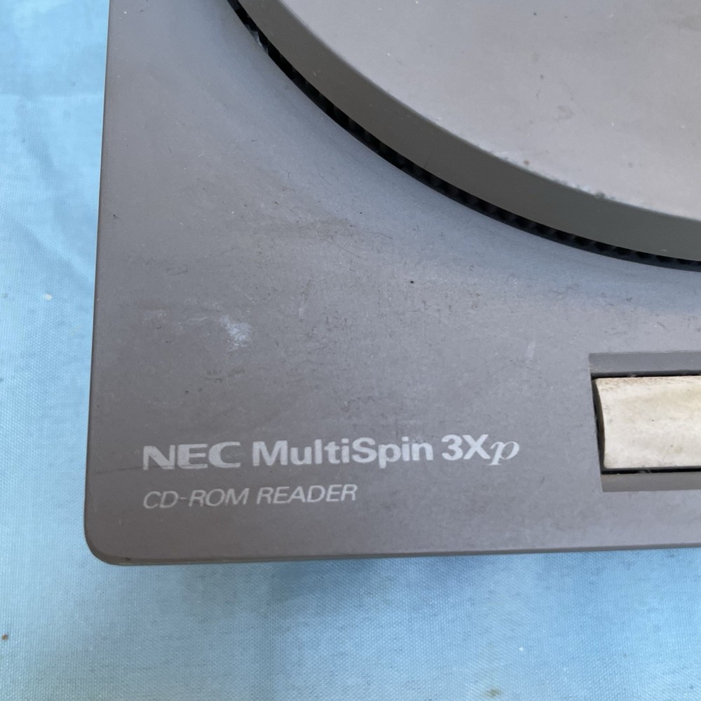 NEC MultiSpin Blue 3Xp External CD-ROM Drive Vintage Retro PC 1993