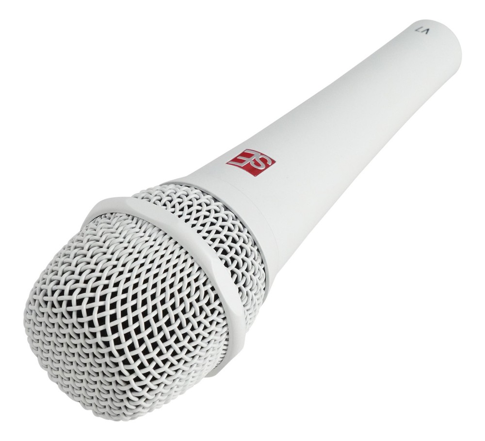 Se Electronics V7 White Handheld Dynamic Microphone Supercardioid Vocal Mic
