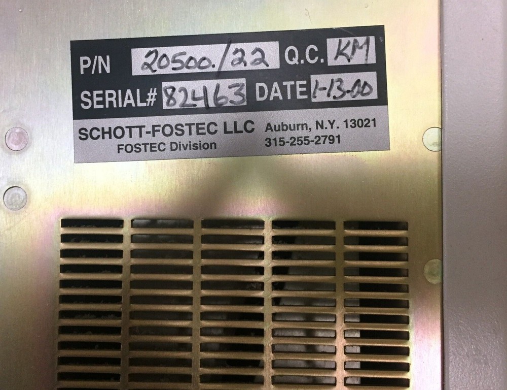 Schott/Heinze 20500 Light Source