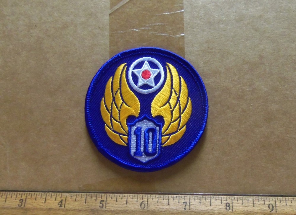 US Air Force - 10th Air Force Embroidered Patch