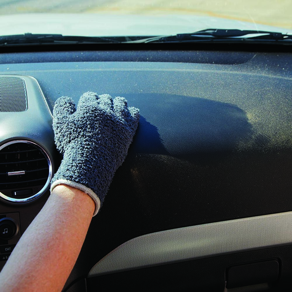 CleanGreen® Microfiber Auto Cleaning & Dusting Gloves