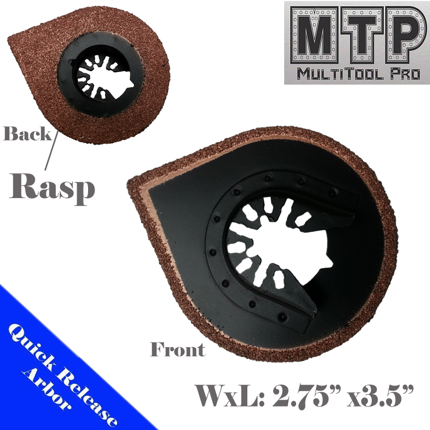 Grout/Rasp Blade Oscillating Multi Tool For Fein Craftsman Bosch Porter Cable
