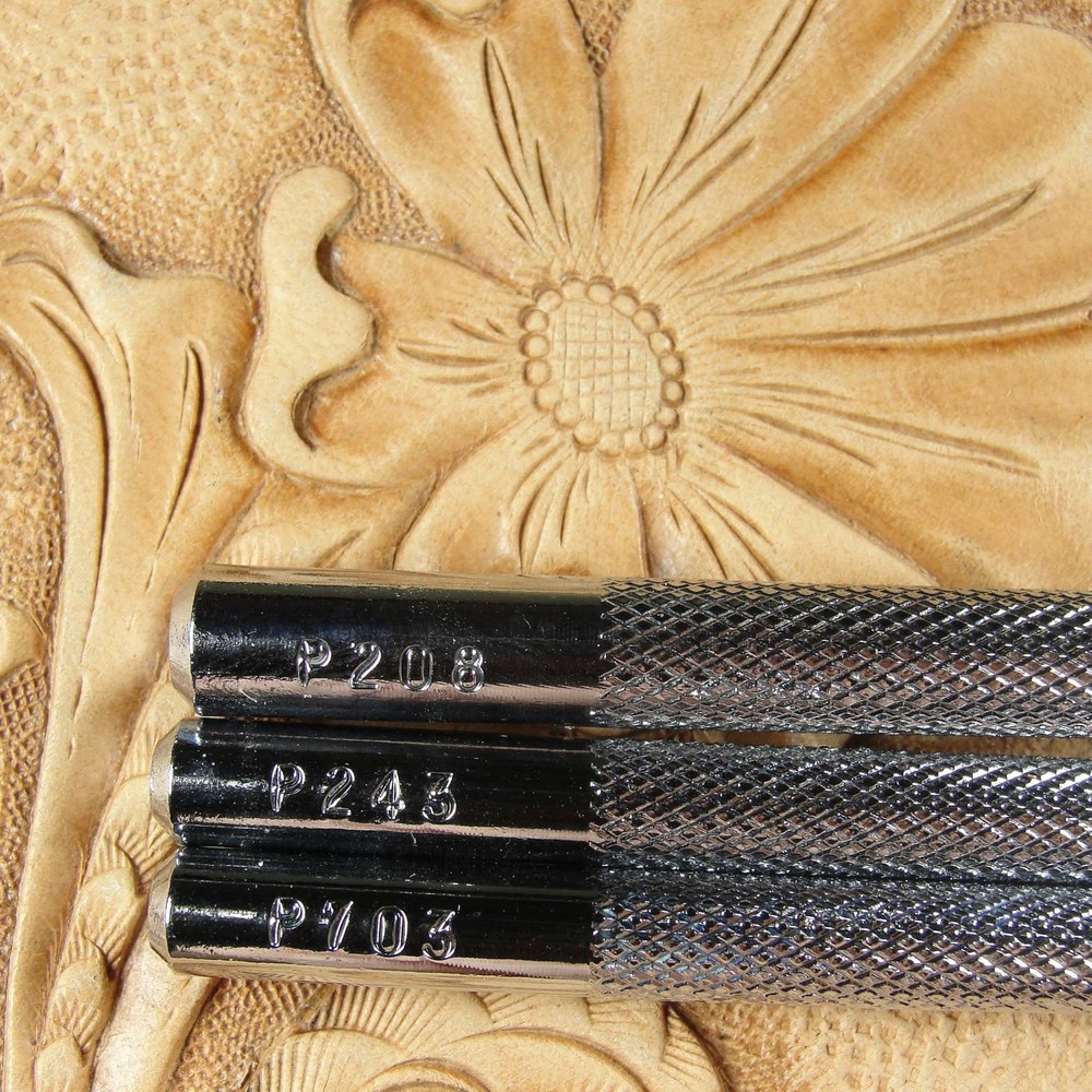 Japan Select - Smooth Pear Shader Stamp Set (3-Piece Set, Leather Tools)