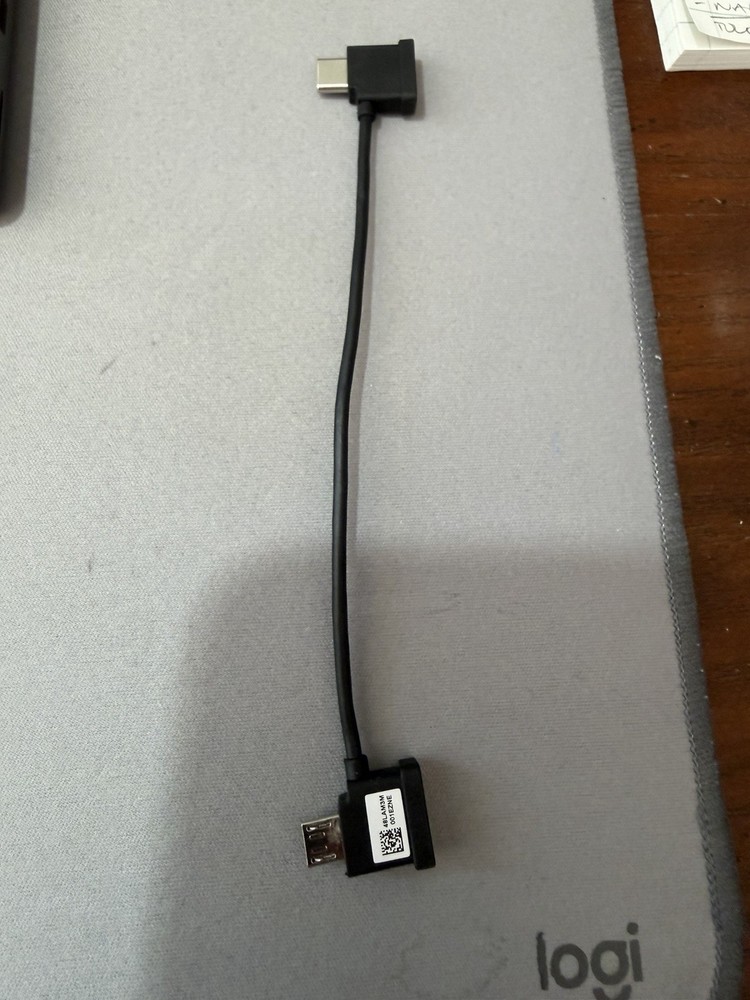 OEM Genuine DJI RC Remote Cable USB-C to Micro USB