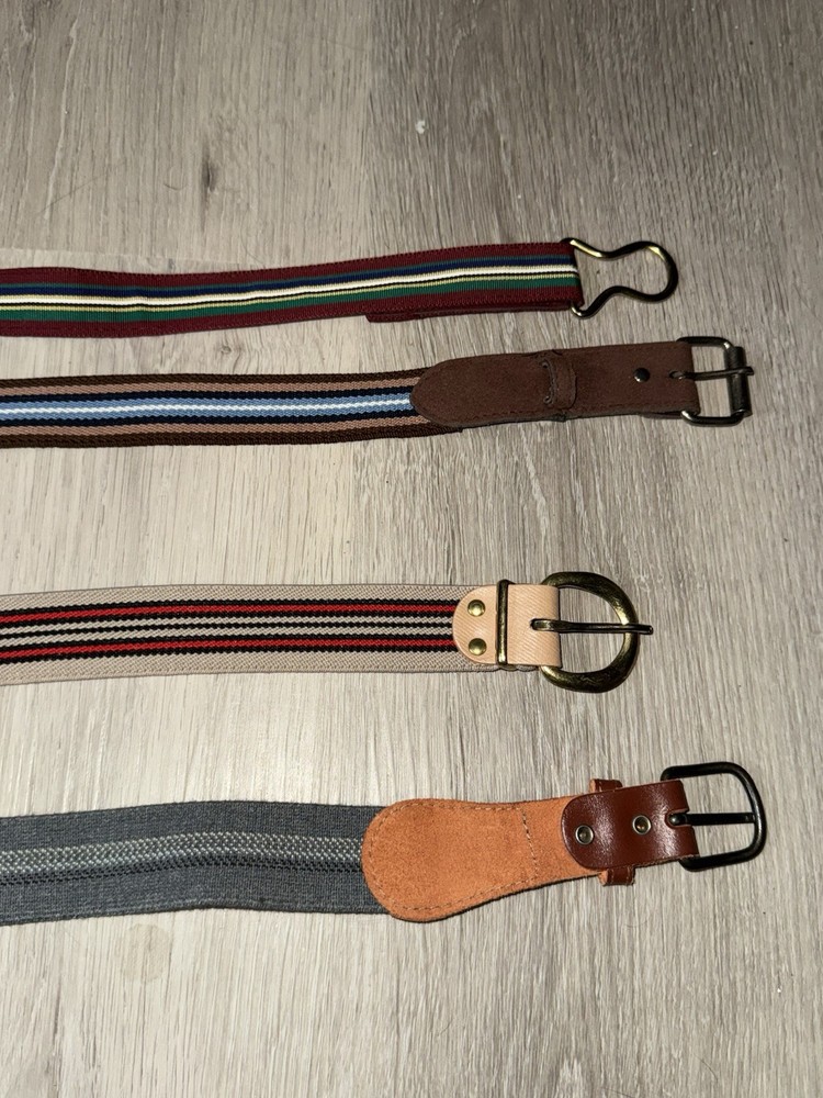 Women’s belts multicolor size 12 4pc