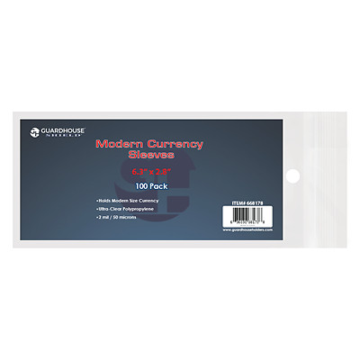 Guardhouse Shield Sleeve for Modern Currency