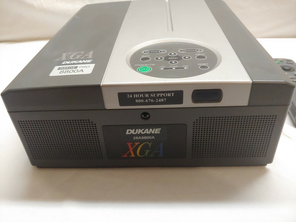 Dukane Image Pro 8800a Lcd Projector Tested And Working