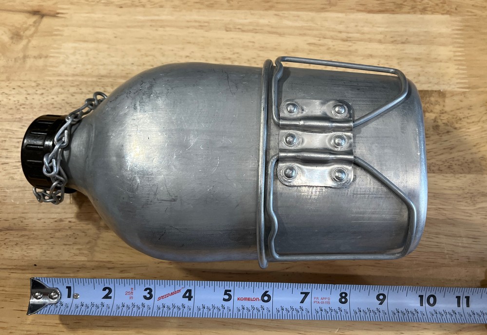 Vintage Army Canteen w/Cup & Cover