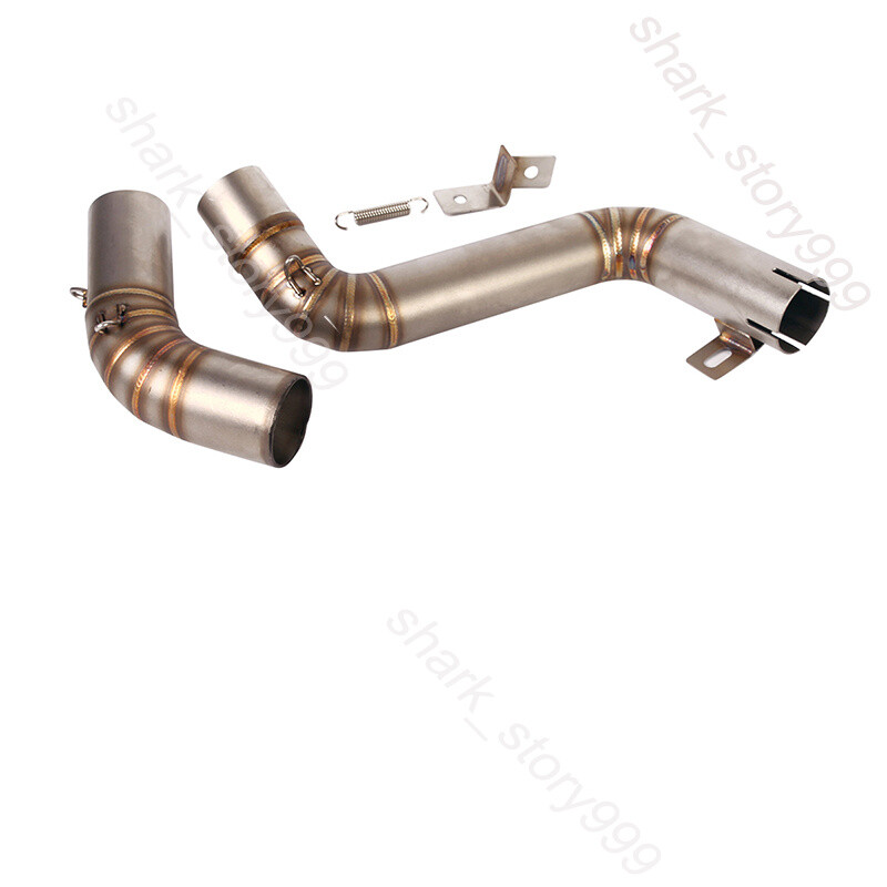 Modified For 2012-16 390 Duke 200 Duke Exhaust Muffler Tips System Mid Link Pipe