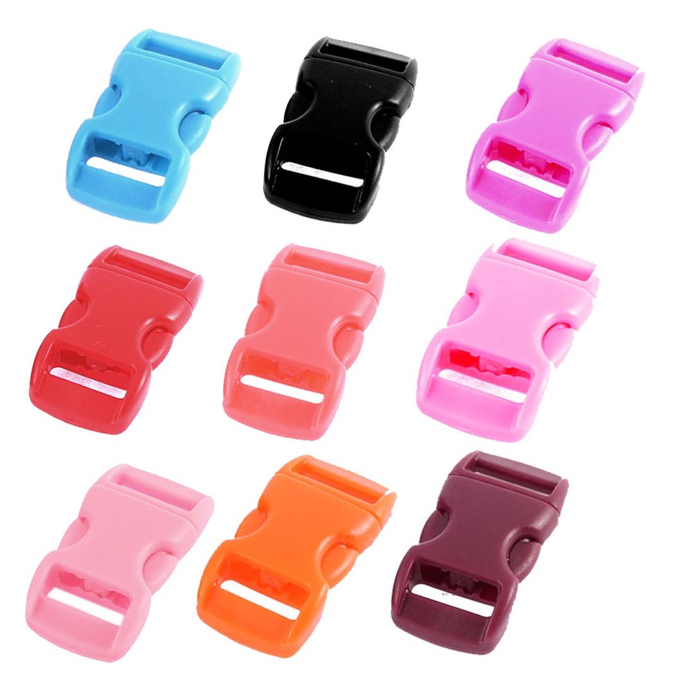 Plastic Side Quick Release Clasp Buckles 11mm Webbing Strap Band 10pcs